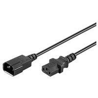 MicroConnect Power Cord 5m Extension Black, PE040650, 142257-005