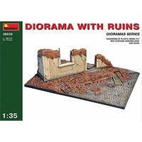 miniart 135 scale diorama with ruins plastic model kit