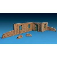 miniart 135 scale brick building sections plastic model kit