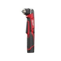 Milwaukee C12RAD-202C M12 Compact Right Angle Drill with 2 x 2.0Ah Li-ion Batteries/ BMC/ Charger