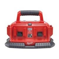 milwaukee m1418c6 m18 110v multi bay charger