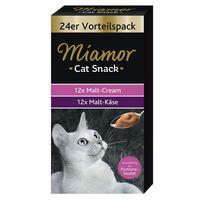 Miamor Cat Snack Malt-Cream & Malt-Cheese Mixed Pack - 24 x 15g