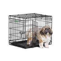 Midwest I Crate Double Door Dog Cage With Divider 24 inches
