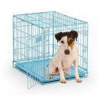 Midwest I Crate Baby Blue Dog Cage With Divider