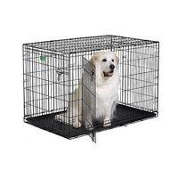 Midwest I Crate Double Door Dog Cage With Divider 48 inches