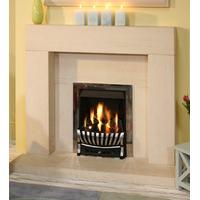 Miami Limestone Fireplace Package With Gas Fire