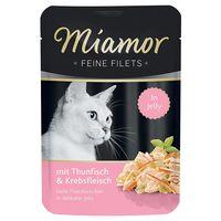 miamor fine fillets in jelly saver pack 24 x 100g tuna in salmon jelly