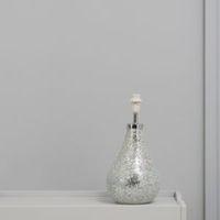 millina mosaic silver table lamp base