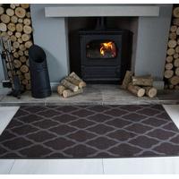 milan trellis brown modern rugs