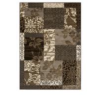 milan coffee grey patchwork rug 1568 n11 240cm x 330cm