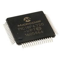 Microchip PIC18F6720-I/PT 8-bit Microcontroller 25MHz TQFP64