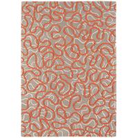 misato orange wool rug