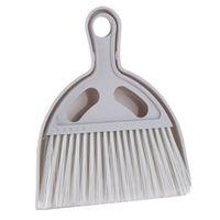 Mini Dustpan and Brush - Light Grey