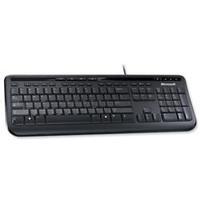 microsoft wired keyboard 600 black