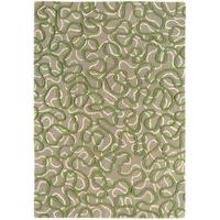 misato green wool rug