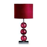 Mistro Red Glass Table Lamp