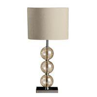 Mistro Amber Glass Table Lamp
