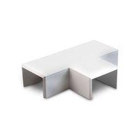 mini trunking 40x40mm tee white e482501