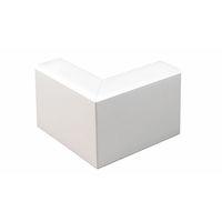 mini trunking 40x40mm external bend white e482581