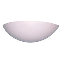 Mini crescent 40W ES Wall Plaster White - 32878