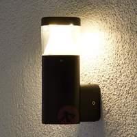 Milou Dark Grey LED Exterior Wall Lamp