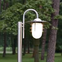 Mian Curved Mast Lamp Made of Stainless Steel