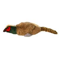 Mini Pheasant Plush Squeaky Dog Toy