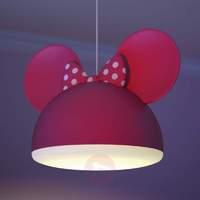Minnie Mouse Pendant Light with Ears Red