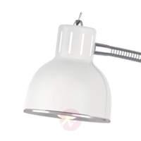 Minimalistic LED floor lamp Duett, white