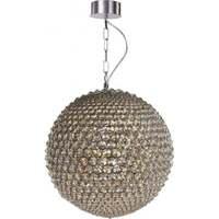 milano small crystal globe ceiling pendant light