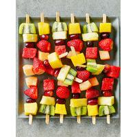 mini fresh fruit kebabs 16 pieces