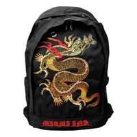 Miami Ink Oriental Dragon Tattoo Backpack Black (bp106573mik)