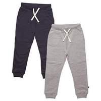 Minymo - Sweat Pants - Dark Navy + Grey 2-pack (80cm)