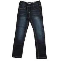 Minymo Girl\'s Basic 37 Molly Leggings Jeans Dark Blue Denim 128 cm