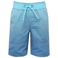 Minoti boys dip dye effect elasticated waistband front pocket swim shorts - Blue