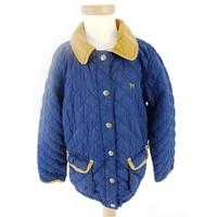 Mini Boden Age 9-10 Navy Blue Quilted Padded Coat