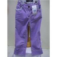 Mini Boden Lilac Coloured Cotton Jeans Mini Boden - Purple - Jeans