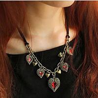 MISSING U Crystal / Alloy / Leather Necklace Y-Necklaces Party / Daily 1pc