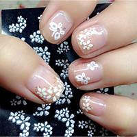 Mixed 30 Sheets Nail Sticker Beauty Floral Design Patterns Nagel Stickers Mixed Transfer Manicure Tips 3D Unhas Decals