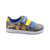 minion touch fastening boys trainer