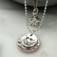 Mixed Charm Necklace, Silver