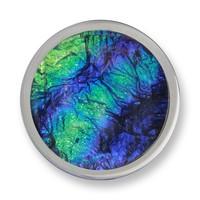 Mi Moneda Galaxya azur rainbow glass coin - medium