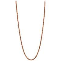 mi moneda destello rose gold plated necklace 80cm