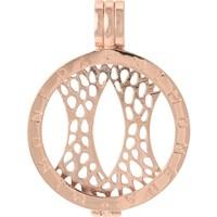 mi moneda rose gold plated carrier pendant large