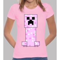 minecraft creeper pink (female)