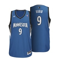 Minnesota Timberwolves Road Swingman Jersey -Ricky Rubio - Mens