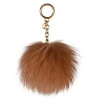 michael michael kors fur pom pom bag charm