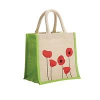 Mini Poppy Jute Bag