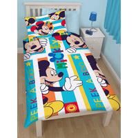 Mickey Mouse Boo Single Rotary Duvet Cover and Pillowcase Set