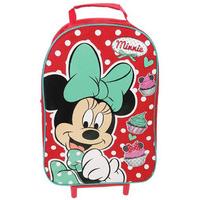 Minnie Mouse Red Polka Dot Wheeled Trolley Bag